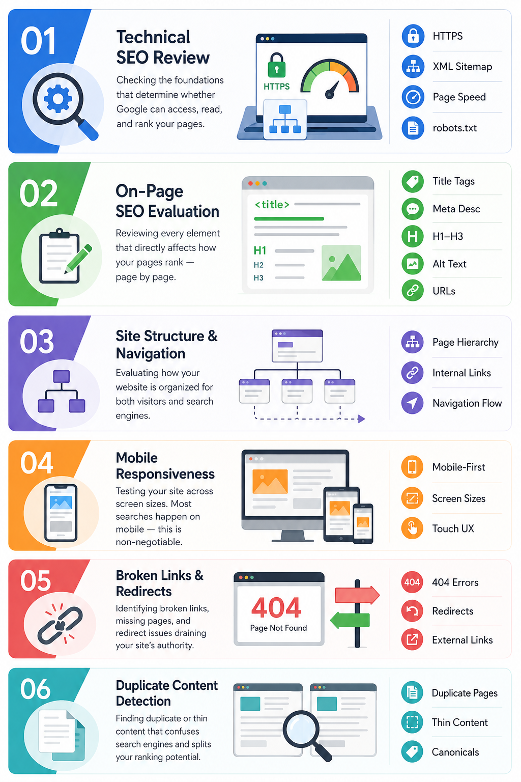 Website Audit Infographic